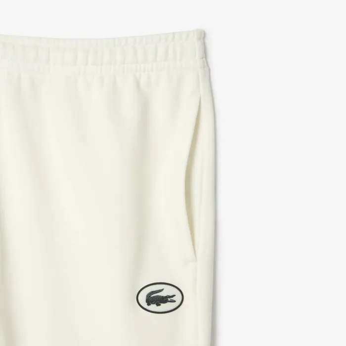 Sweatpants and Trousers Men Lacoste Men039s Bold Stripes Fleece Sweatpants White 70v