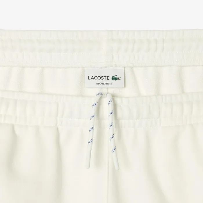 Sweatpants and Trousers Men Lacoste Men039s Bold Stripes Fleece Sweatpants White 70v
