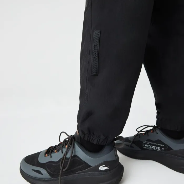 Sweatpants and Trousers Men Lacoste Men039s Heritage Regular Fit ColorBlock Joggers Black Yellow N07
