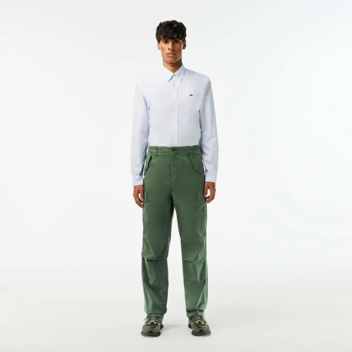 Sweatpants and Trousers Men Lacoste Men039s Straight Fit Cotton Cargo Pants Dark Green Smi Sweatpants and Trousers Men Lacoste Men039s Straight Fit Cotton Cargo Pants Dark Green Smi