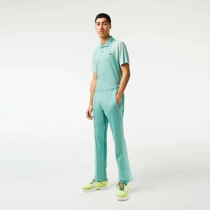 Sweatpants and Trousers Men Lacoste Mens Regular Fit Piqu Sweatpants Green 3a4 Sweatpants and Trousers Men Lacoste Mens Regular Fit Piqu Sweatpants Green 3a4