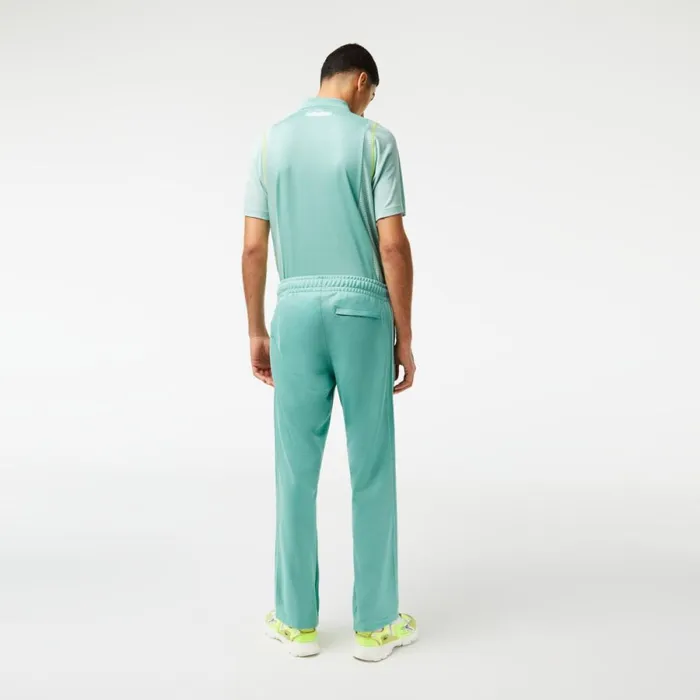 Sweatpants and Trousers Men Lacoste Mens Regular Fit Piqu Sweatpants Green 3a4