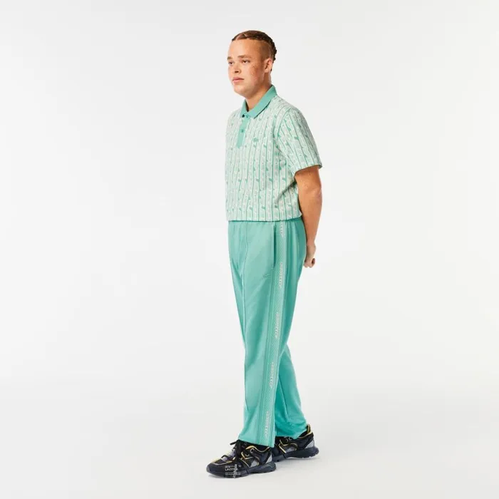 Sweatpants and Trousers Men Lacoste Mens Regular Fit Piqu Sweatpants Green 3a4