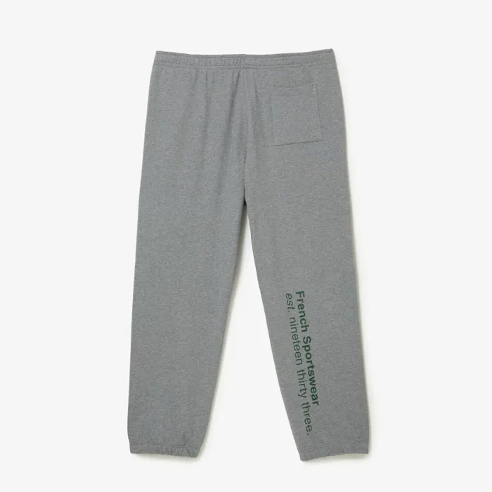 Sweatpants and Trousers MenWomen Lacoste Mens Tall Fit Cotton Sweatpants Grey Chine Yrd