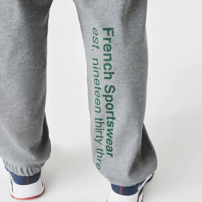 Sweatpants and Trousers MenWomen Lacoste Mens Tall Fit Cotton Sweatpants Grey Chine Yrd