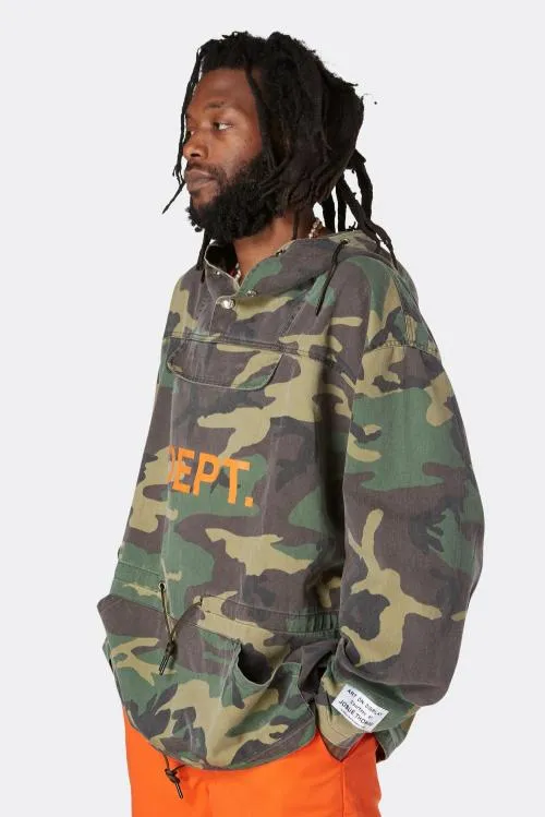 Sweatshirts Men Gallery Dept RILEY ANORAK JACKET Military Camo