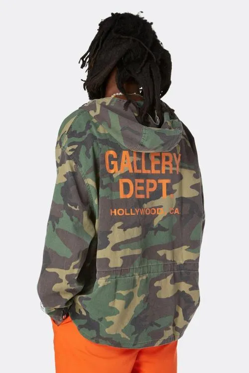 Sweatshirts Men Gallery Dept RILEY ANORAK JACKET Military Camo