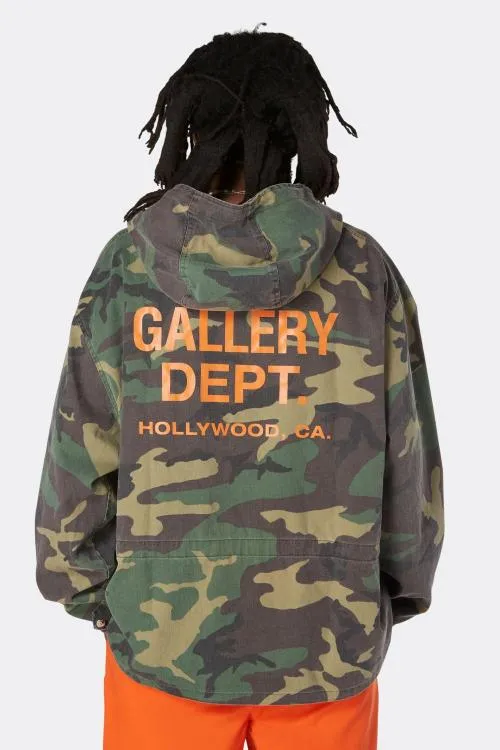 Sweatshirts Men Gallery Dept RILEY ANORAK JACKET Military Camo