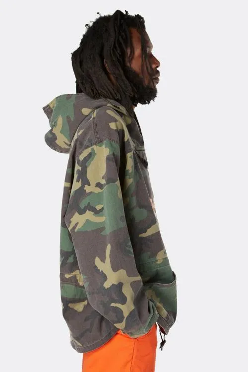 Sweatshirts Men Gallery Dept RILEY ANORAK JACKET Military Camo