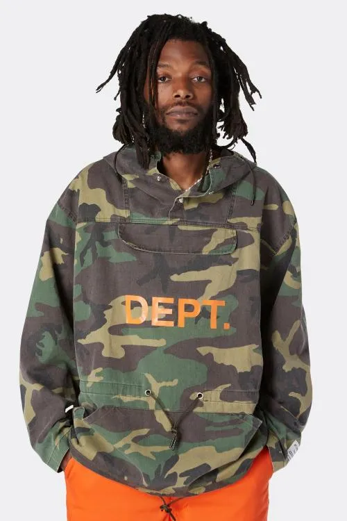 Sweatshirts Men Gallery Dept RILEY ANORAK JACKET Military Camo