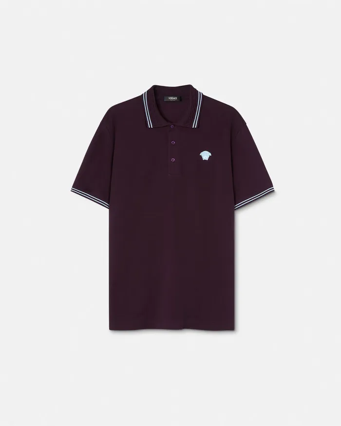 TShirts and Polos Men Versace Medusa Polo Shirt Brown