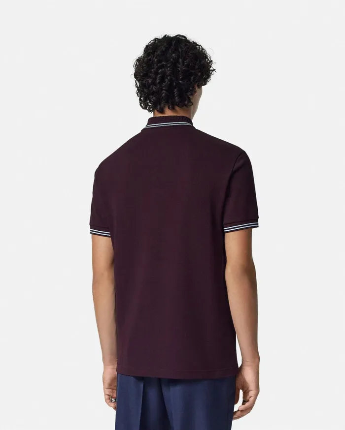 TShirts and Polos Men Versace Medusa Polo Shirt Brown