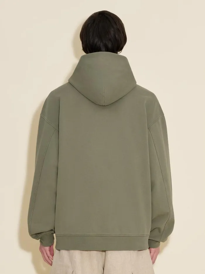 Tshirts and Sweats Men Holzweiler M Paradise Oslo Hoodie Dk Green