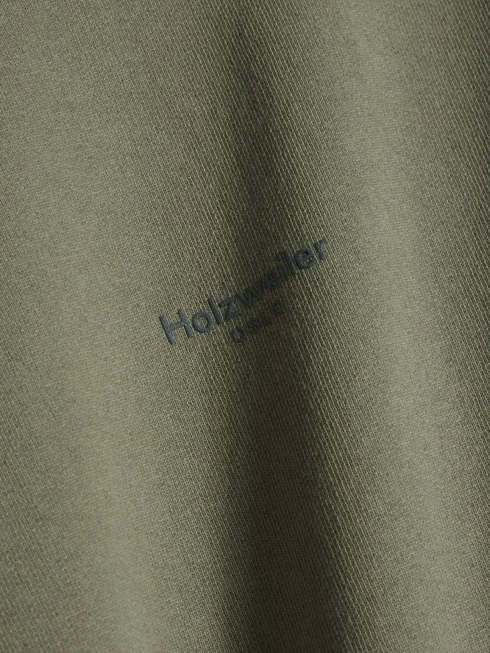 Tshirts and Sweats Men Holzweiler M Paradise Oslo Hoodie Dk Green
