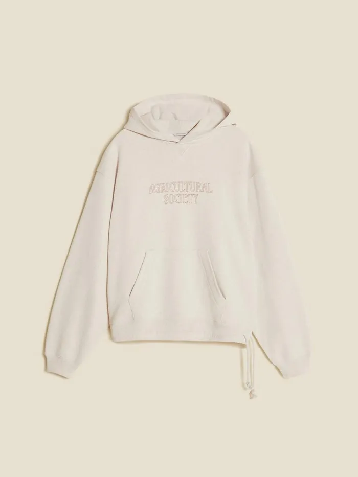 Tshirts and Sweats Men Holzweiler M Tide Society Hoodie Sand Mix