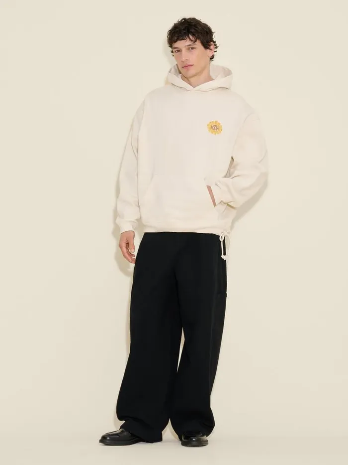Tshirts and Sweats Men Holzweiler Paradise Logos Hoodie Ecru