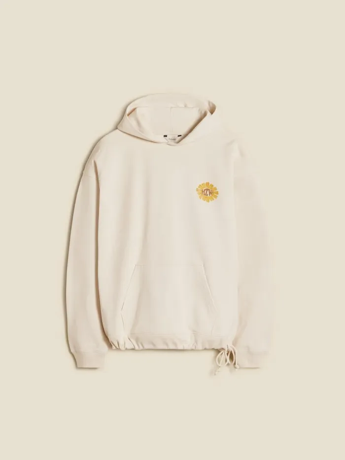 Tshirts and Sweats Men Holzweiler Paradise Logos Hoodie Ecru