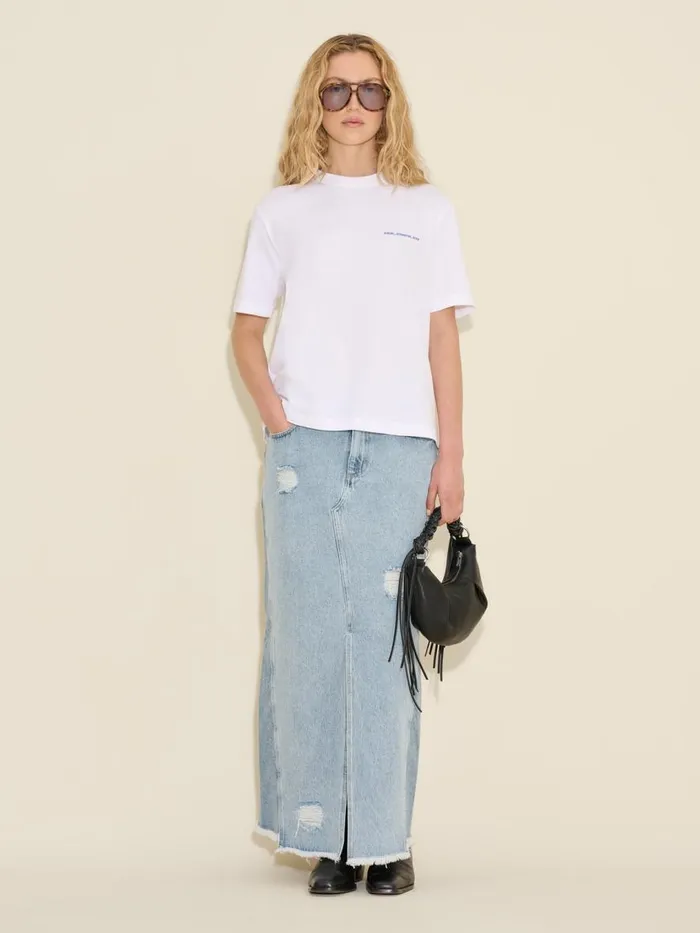 Tshirts and Sweats Women Holzweiler Kjerag Flower Tee White