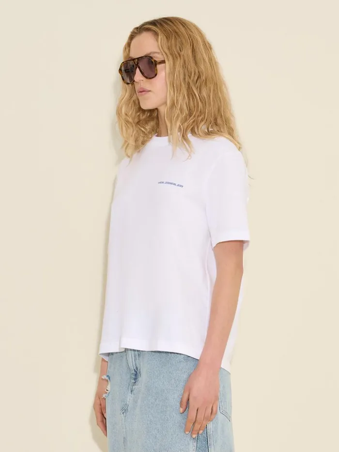 Tshirts and Sweats Women Holzweiler Kjerag Flower Tee White
