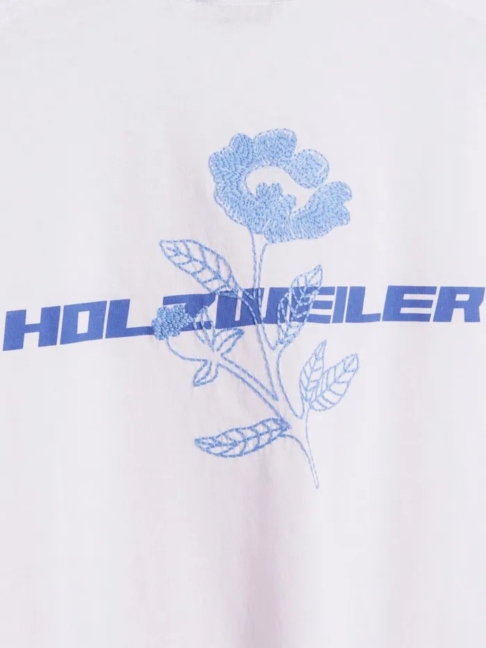 Tshirts and Sweats Women Holzweiler Kjerag Flower Tee White