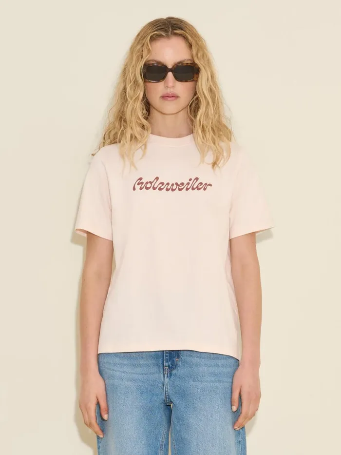 Tshirts and Sweats Women Holzweiler Penny Tee Lt Pink
