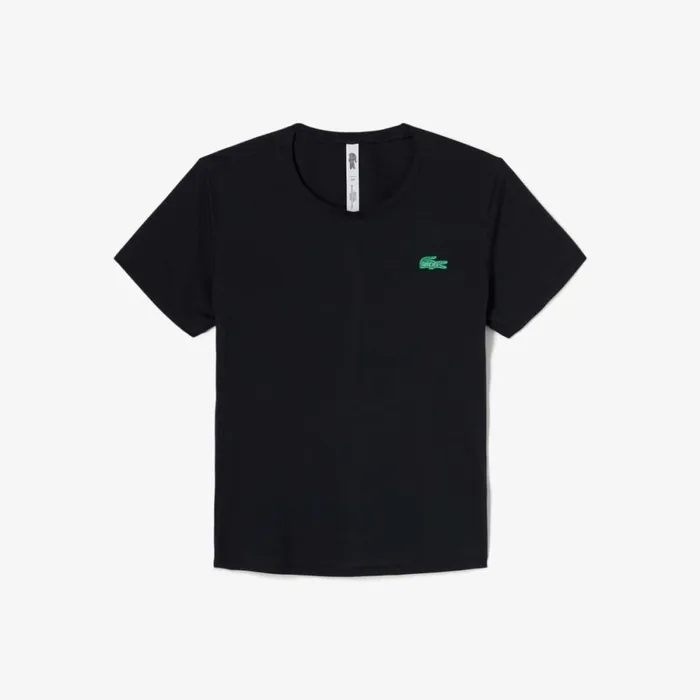 TShirts and Tops Women Lacoste Women039s Lacoste X Bandier Pro Featherweight TShirt Black 031