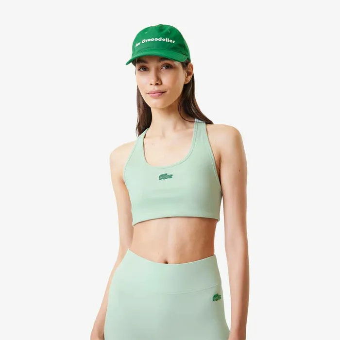 TShirts and Tops Women Lacoste Women039s Lacoste X Bandier Ribbed Sports Bra Green 6un TShirts and Tops Women Lacoste Women039s Lacoste X Bandier Ribbed Sports Bra Green 6un