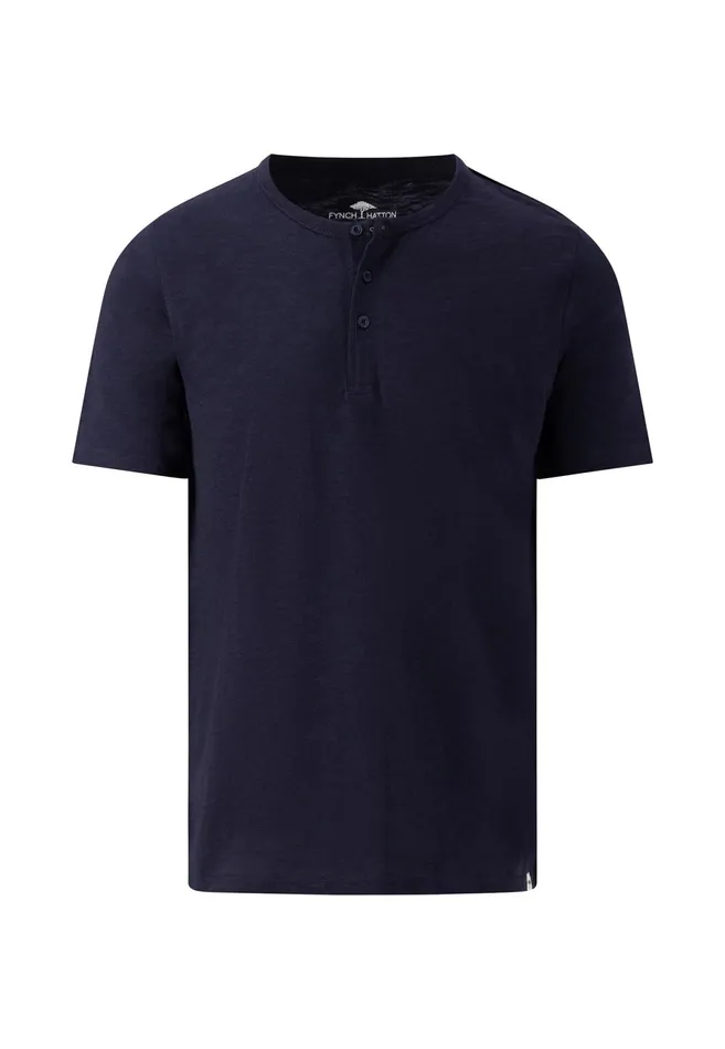 Tshirts Men FYNCHHATTON Henley Shirt Made Of Cotton Offwhitedusty Olivenavy Tshirts Men FYNCHHATTON Henley Shirt Made Of Cotton Offwhitedusty Olivenavy