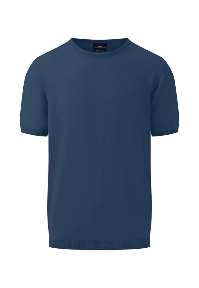 Tshirts Men FYNCHHATTON StrickTshirt Made Of Cottonlinen Mix Dusty Olivemidnightoffwhitesummer Breeze Tshirts Men FYNCHHATTON StrickTshirt Made Of Cottonlinen Mix Dusty Olivemidnightoffwhitesummer Breeze