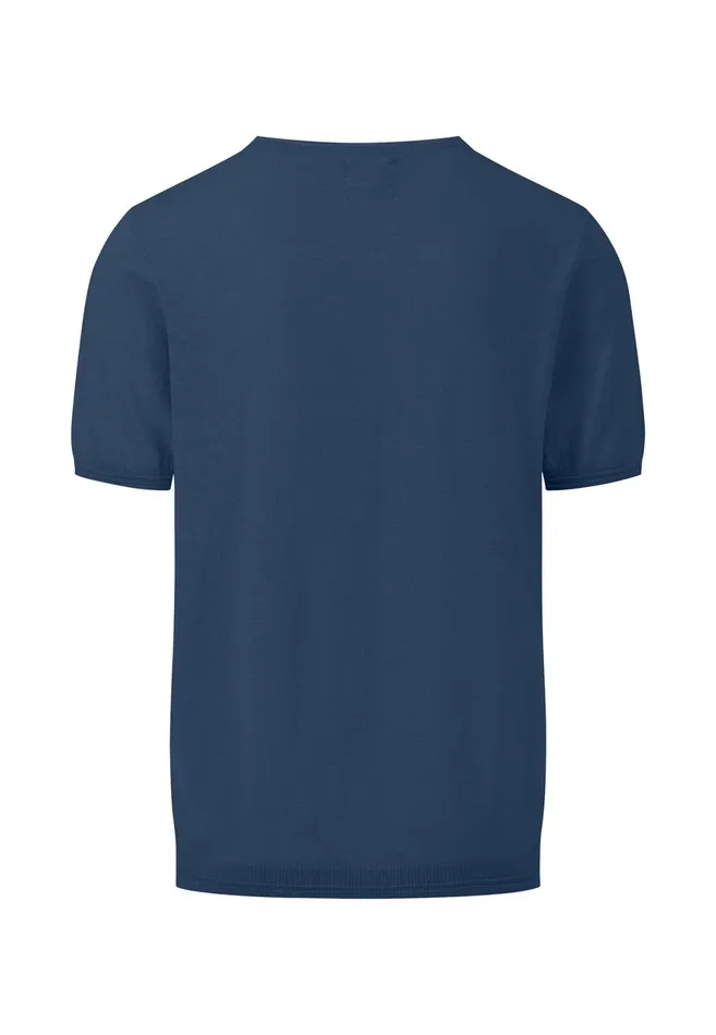 Tshirts Men FYNCHHATTON StrickTshirt Made Of Cottonlinen Mix Dusty Olivemidnightoffwhitesummer Breeze Tshirts Men FYNCHHATTON StrickTshirt Made Of Cottonlinen Mix Dusty Olivemidnightoffwhitesummer Breeze