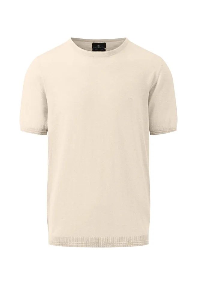 Tshirts Men FYNCHHATTON StrickTshirt Made Of Cottonlinen Mix Dusty Olivemidnightoffwhitesummer Breeze Tshirts Men FYNCHHATTON StrickTshirt Made Of Cottonlinen Mix Dusty Olivemidnightoffwhitesummer Breeze