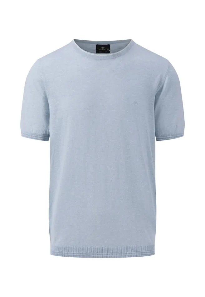 Tshirts Men FYNCHHATTON StrickTshirt Made Of Cottonlinen Mix Dusty Olivemidnightoffwhitesummer Breeze Tshirts Men FYNCHHATTON StrickTshirt Made Of Cottonlinen Mix Dusty Olivemidnightoffwhitesummer Breeze