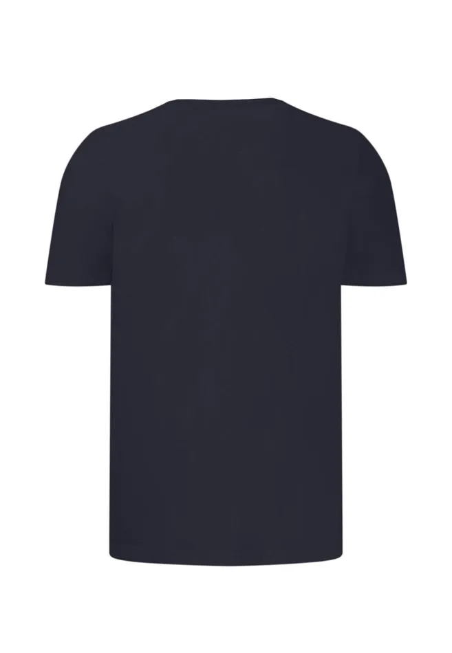 Tshirts Men FYNCHHATTON Tshirt With A Round Neckline Summer Breezenavynew Offwhite