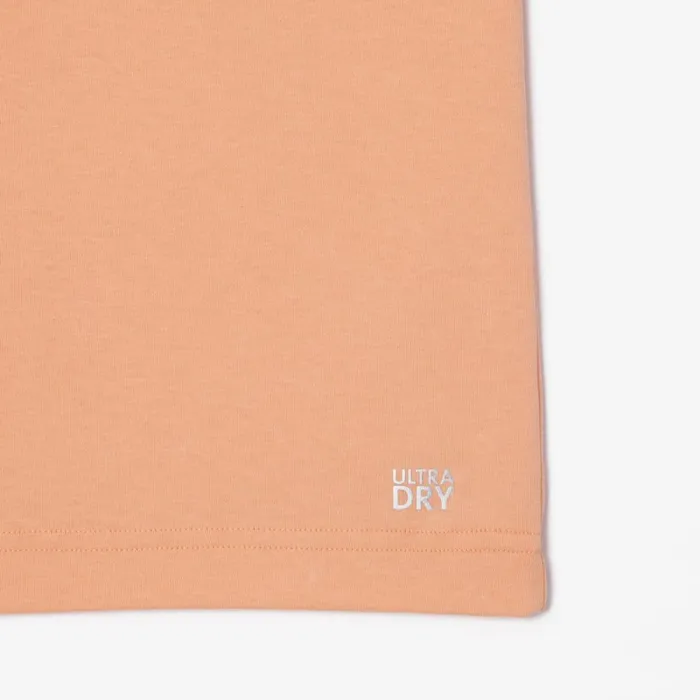TShirts Men Lacoste Men039s Miami Open Edition UltraDry Tennis TShirt Light Orange Ixy