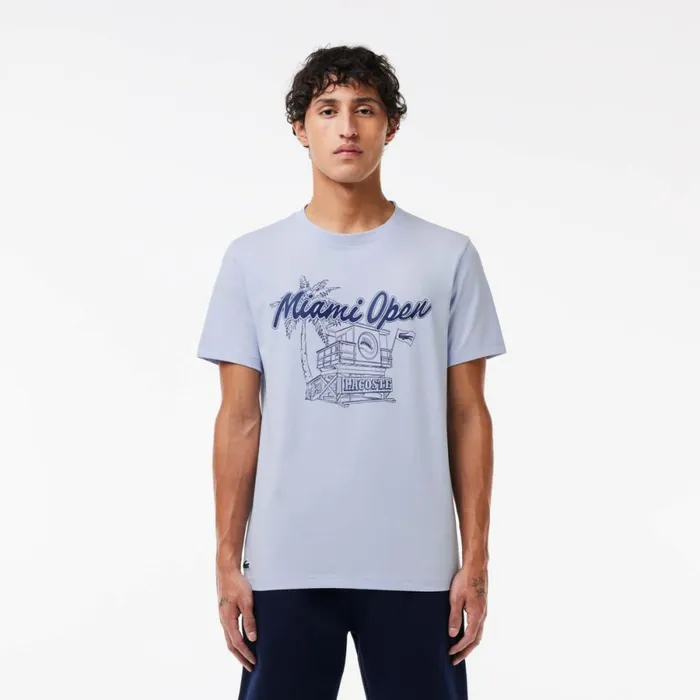TShirts Men Lacoste Men039s Miami Open Edition UltraDry Tennis TShirt Phoenix Blue J2g TShirts Men Lacoste Men039s Miami Open Edition UltraDry Tennis TShirt Phoenix Blue J2g