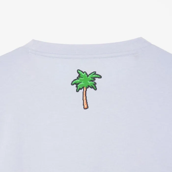 TShirts Men Lacoste Men039s Miami Open Edition UltraDry Tennis TShirt Phoenix Blue J2g