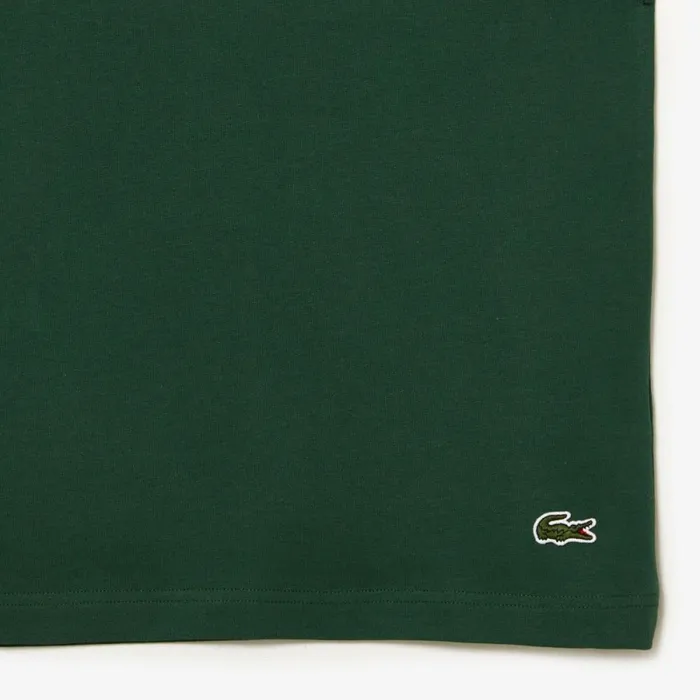 TShirts Men Lacoste Mens Cotton Jersey Print TShirt Pine Green 132