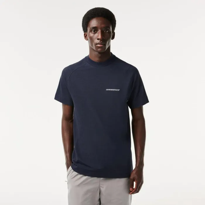 TShirts Men Lacoste Mens Slim Fit Organic Cotton Piqu TShirt Blue Kxe
