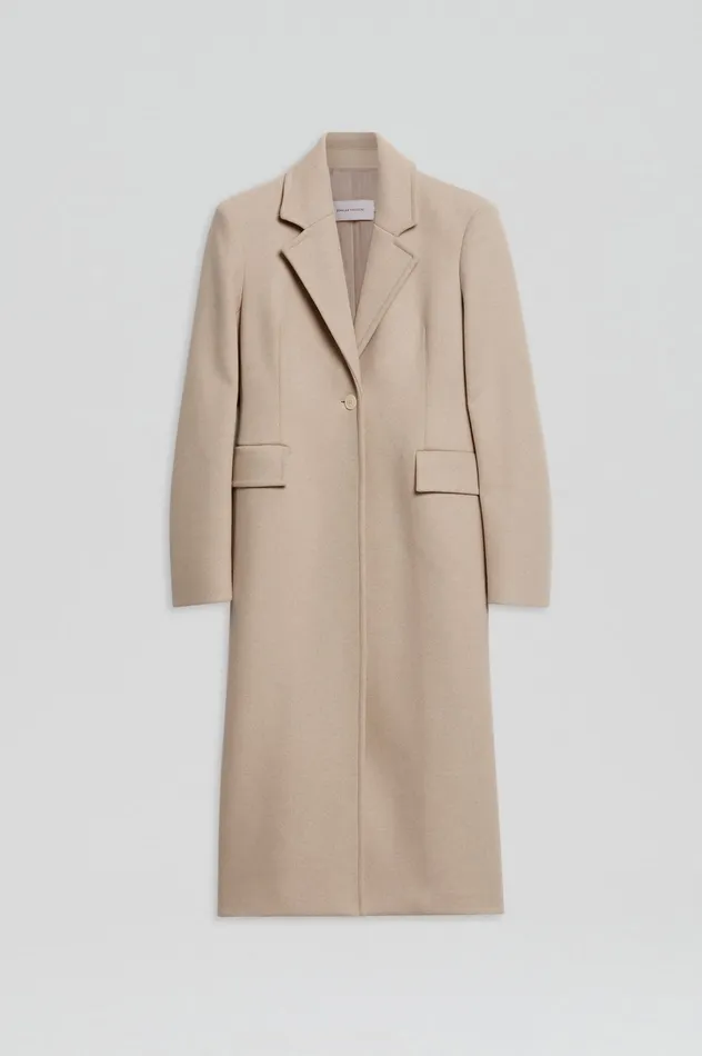 TAILORED COAT NOUGAT Women Coats Scanlan Theodore TAILORED COAT NOUGAT Women Coats Scanlan Theodore