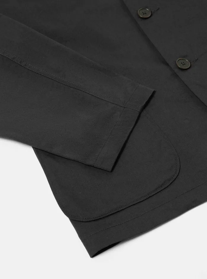 Three Button Jacket In Black Twill Men Universal Works Jackets