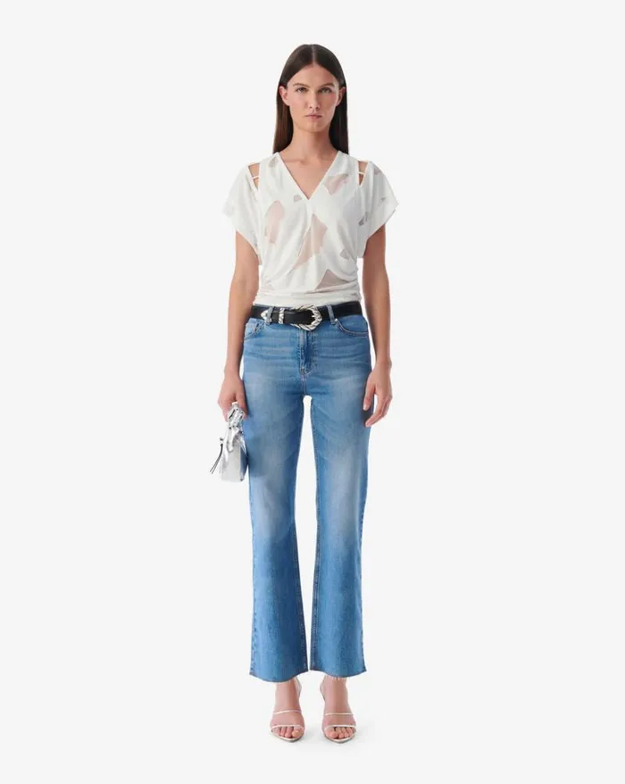 Tops and Shirts Women IRO SAORI VNECK CUTOUT TOP