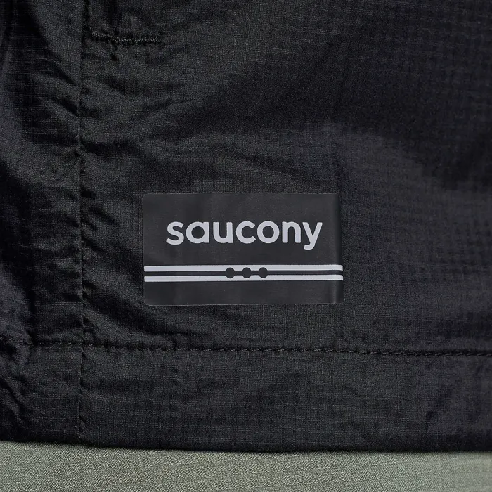 Tops Peregrine Packaway Jacket Black 8211 Saucony Men
