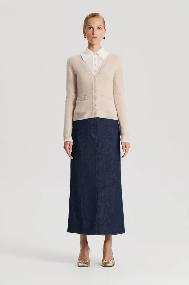 Tops Scanlan Theodore Women CASHMERE V WHEAT