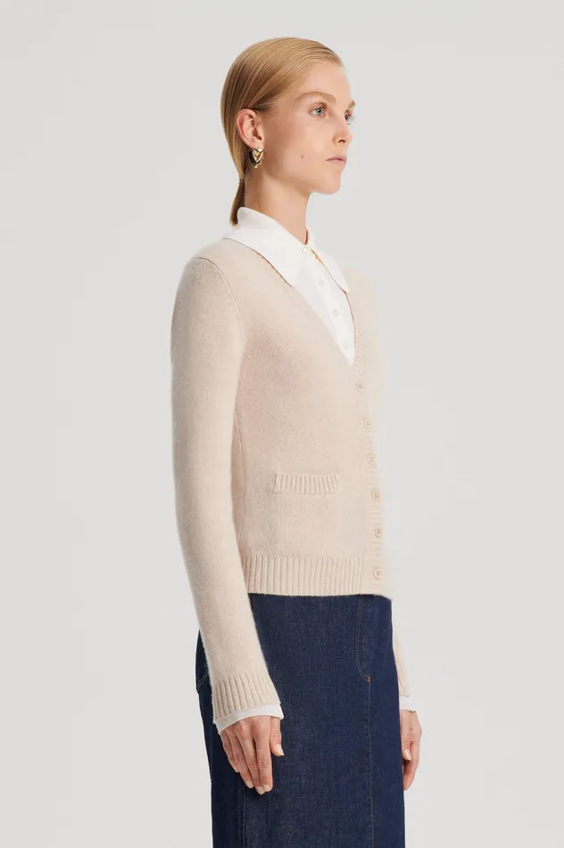 Tops Scanlan Theodore Women CASHMERE V WHEAT