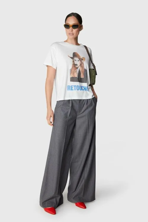 Tops WomenMen Gallery Dept RETOUCHE HEIDI WOMEN039S TEE White