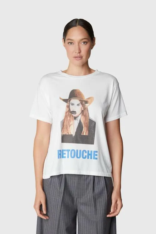Tops WomenMen Gallery Dept RETOUCHE HEIDI WOMEN039S TEE White