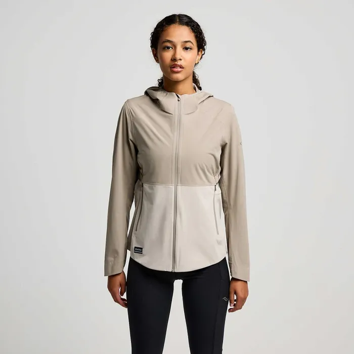 Tops Women Saucony Hurricane Waterproof Jacket Ridge