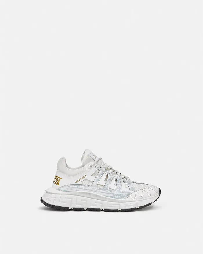 Trigreca Men Versace Trigreca Sneakers White