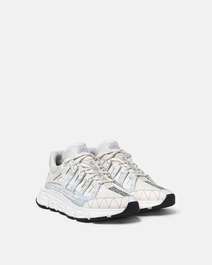 Trigreca Men Versace Trigreca Sneakers White