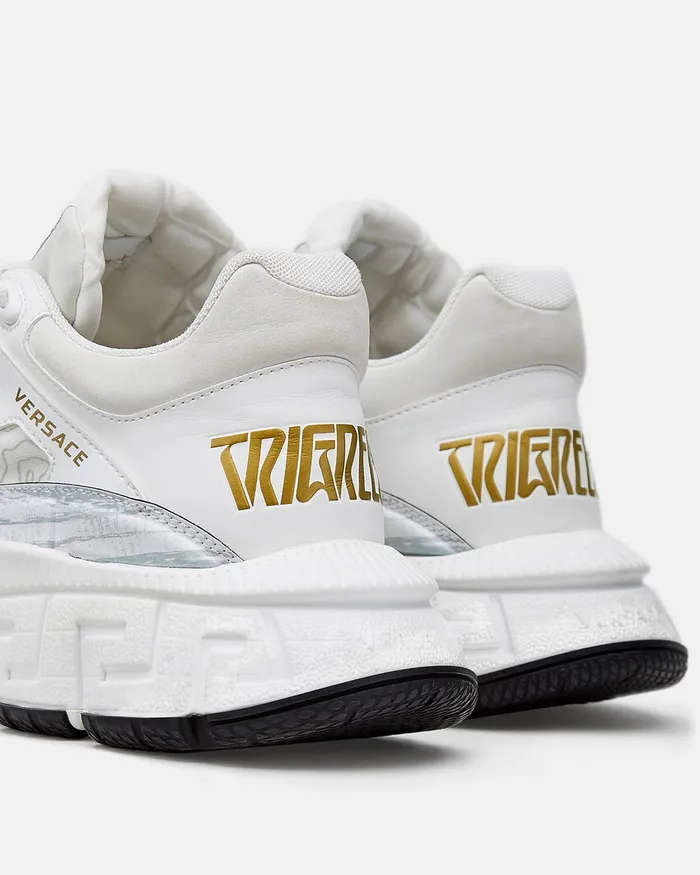 Trigreca Men Versace Trigreca Sneakers White